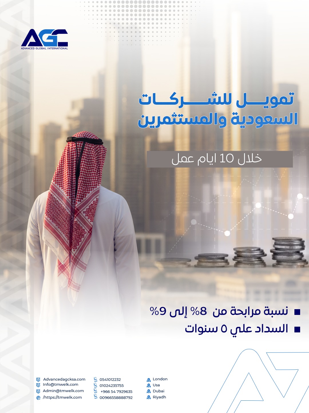 تمويل للشركات والمؤسسات السعودية