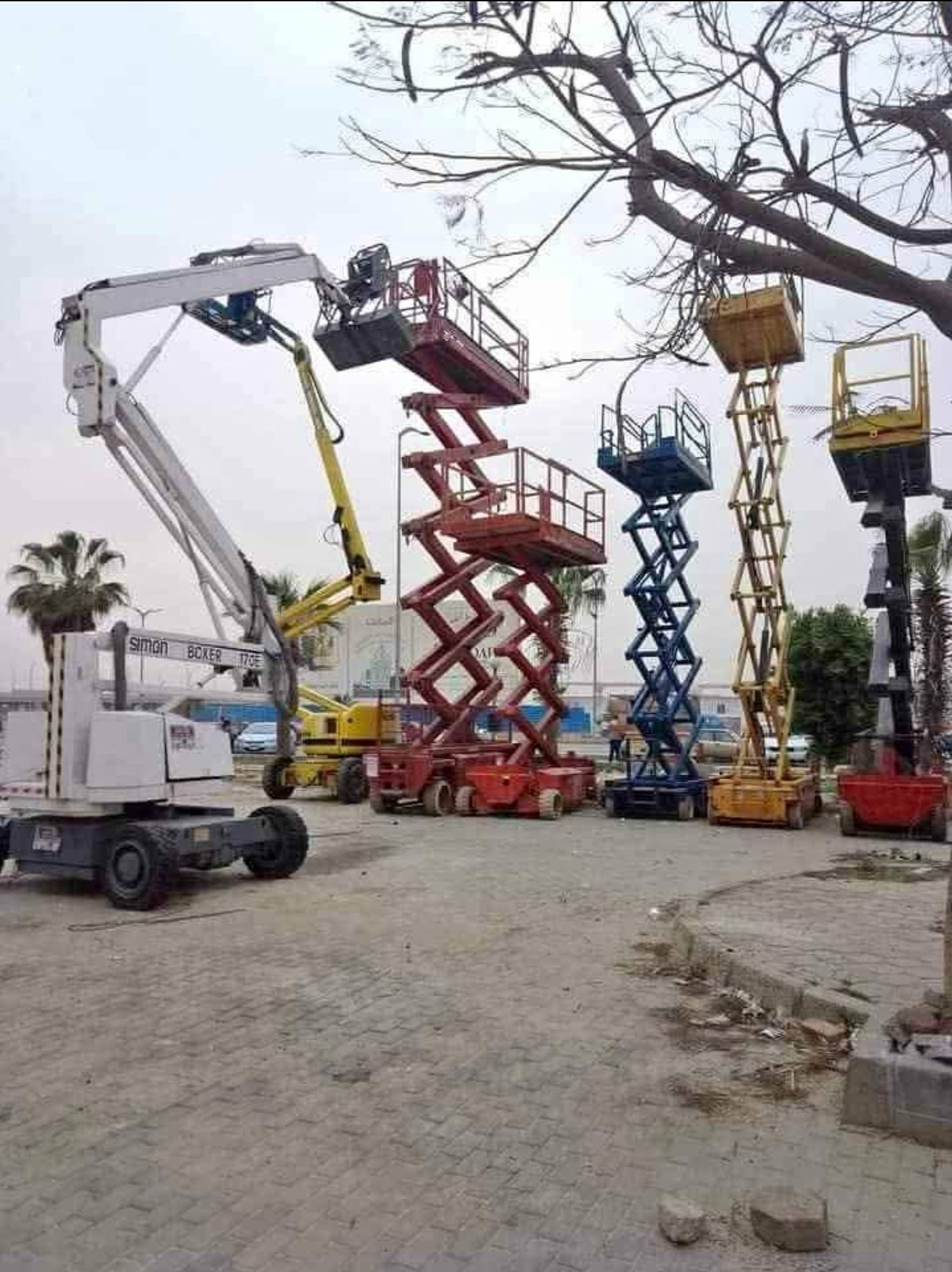 Scissor Lift Rental Dammam — Al-Sami | 0556837784