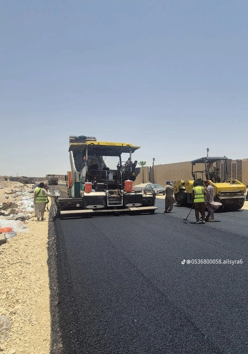 تخطيط مواقف سيارات وأعمال أسفلت