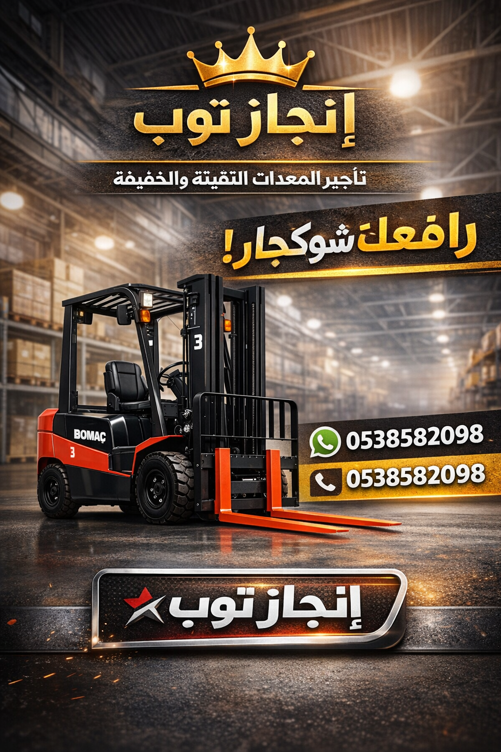 رافعات شوكيه فوركلفت للايجار في الرياض الدمام جده