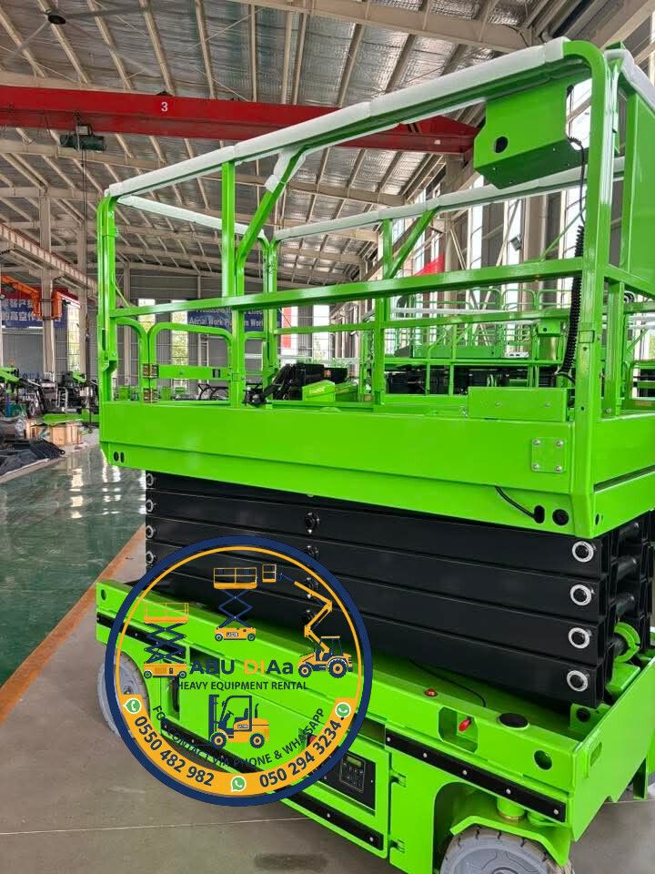 سيزرلفت للايجار كهرباء وديزل وموديلها حديثة جدا وأ