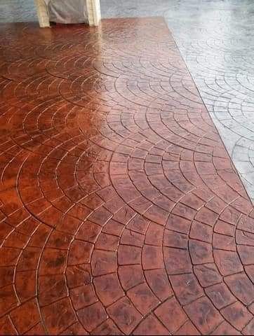 صبة مروحة صبة صبة ميزانية الخرسان مطبوعة صبه ديكور