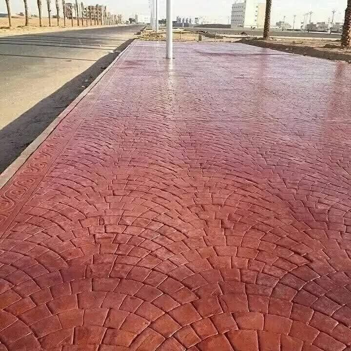 مقاول صبات الاضيات الخرسانة، صبة مطبوعة