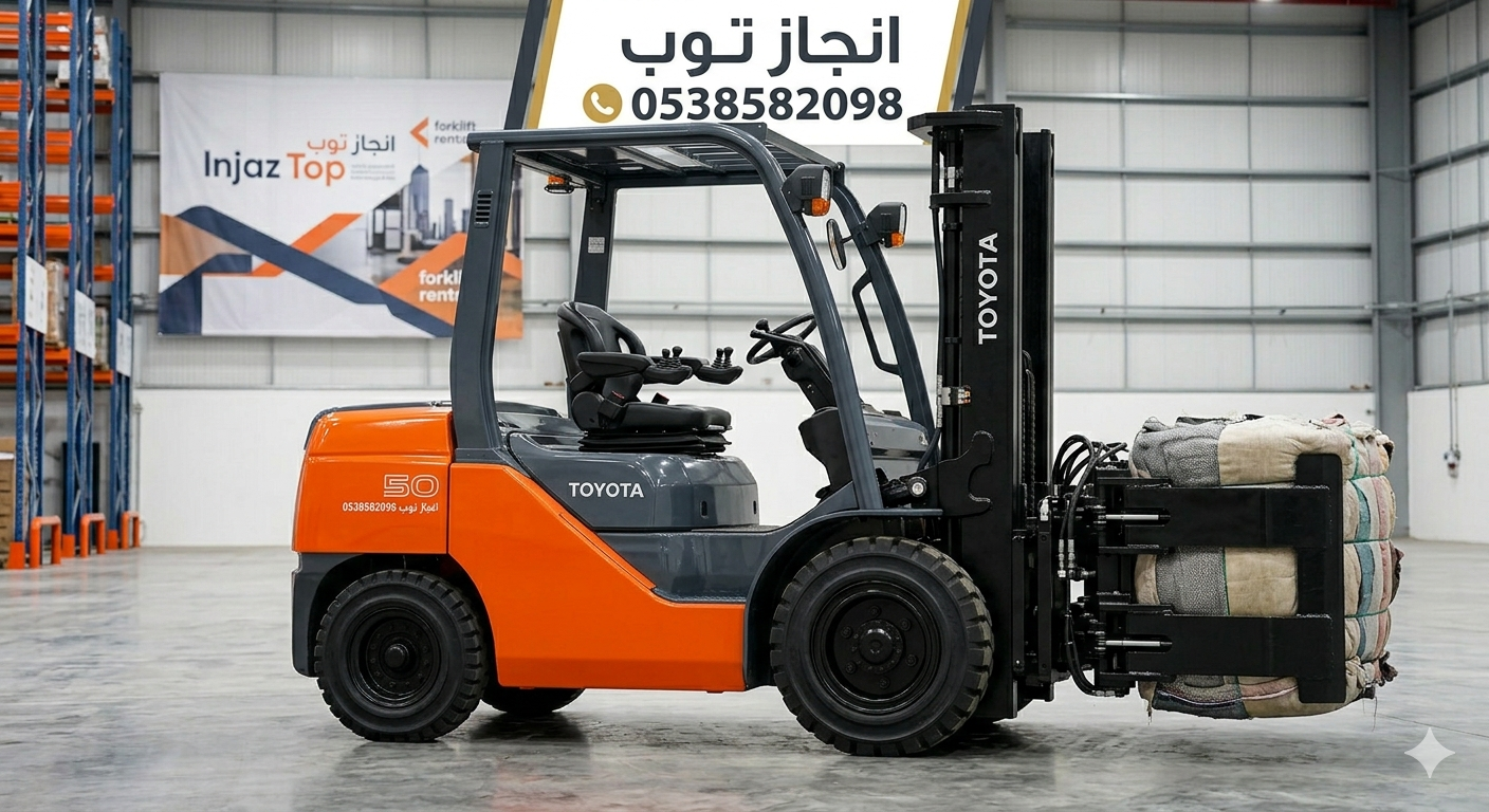 تأجير رافعات شوكيه فوركلفت . 1.5طن الى25طن