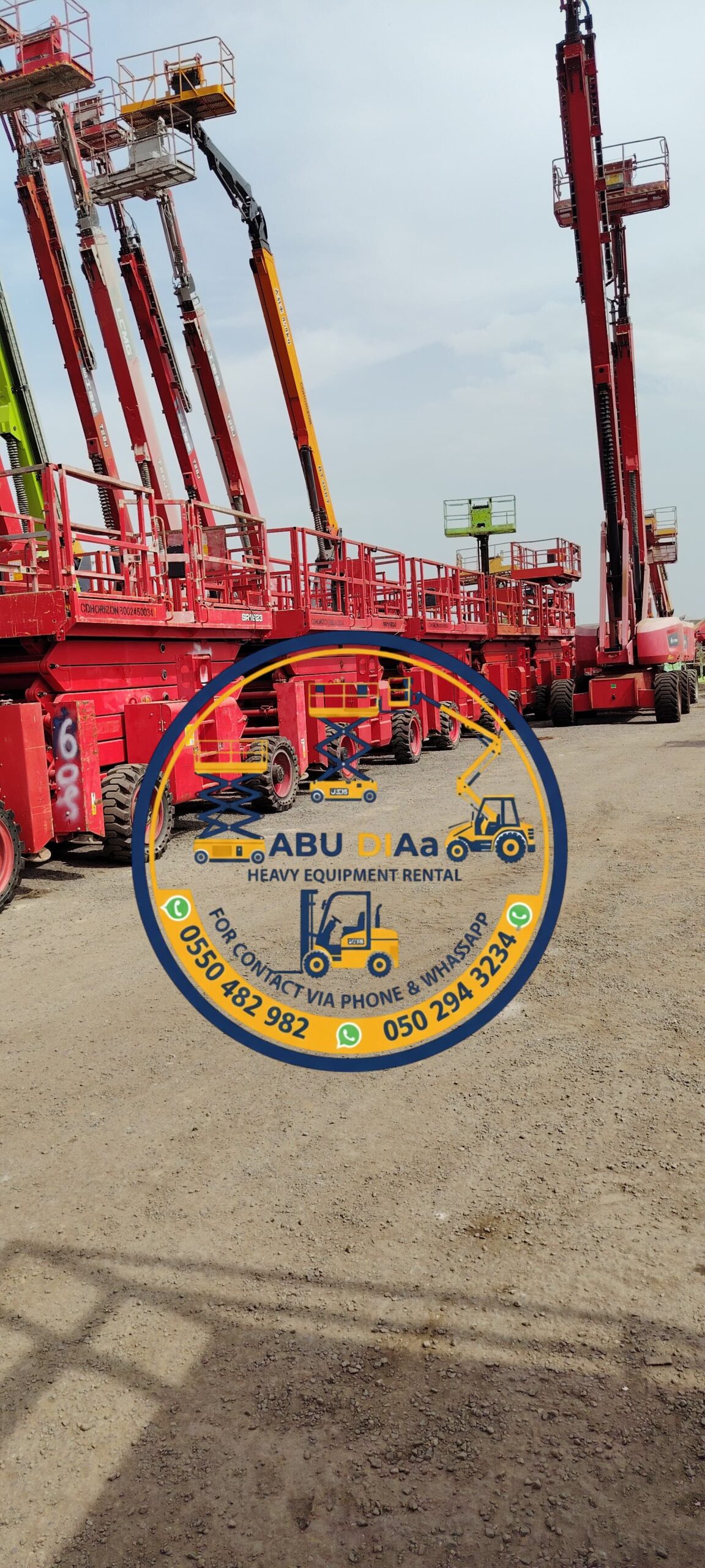 سيزرلفت للايجار ، مانلفت للايجار ،فوركلفت وكرينات