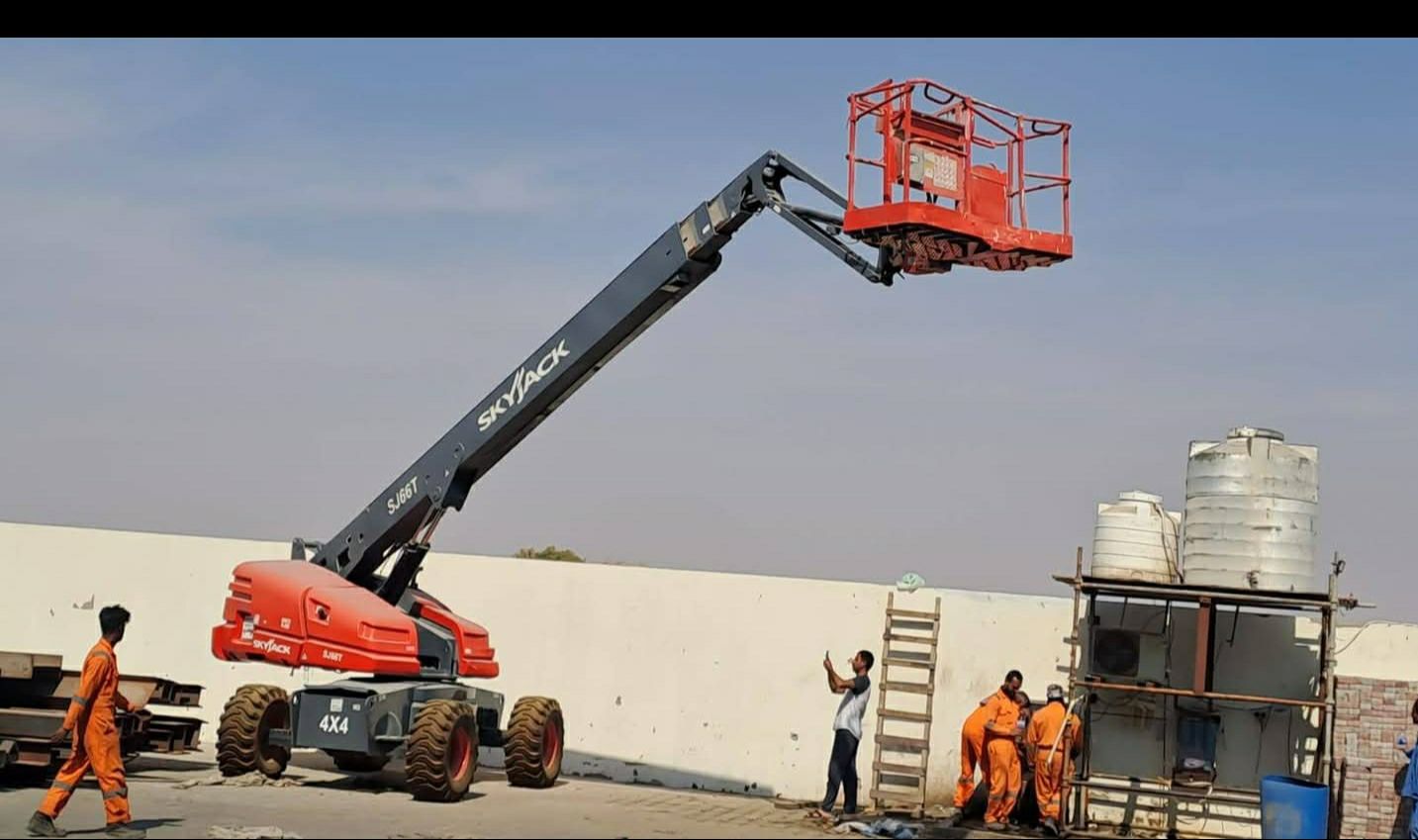 ⭐ تأجير رافعات ذراعية / مان لفت / بوم لفت ديزل — ا