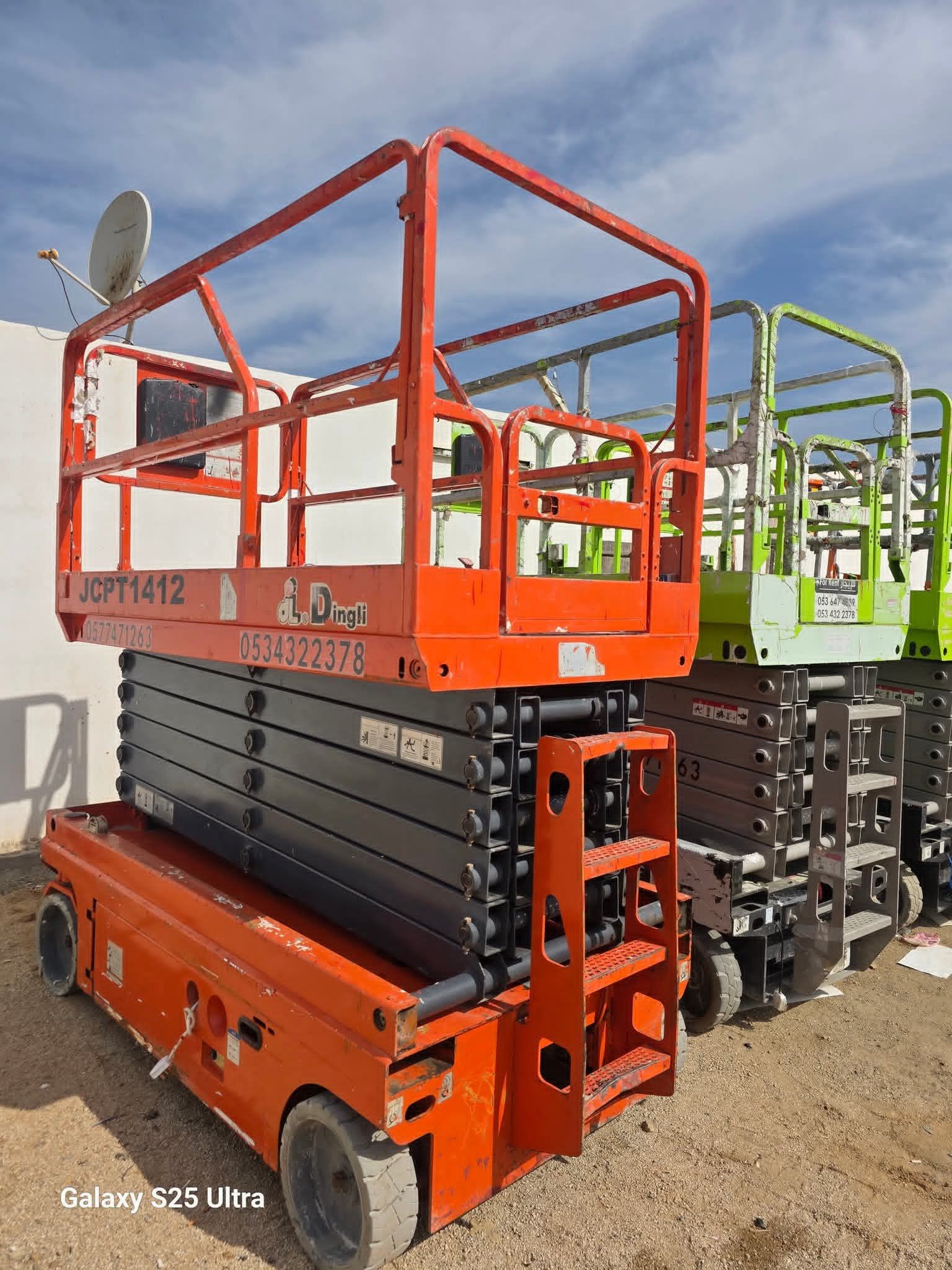 سيزر لفت 12متر للإيجار في جدة | الرياض مكة