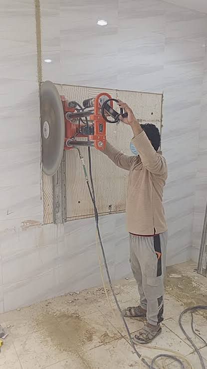 تكسير وترحيل قص خرسانة بالمنشار تخريم كور بناء ليا