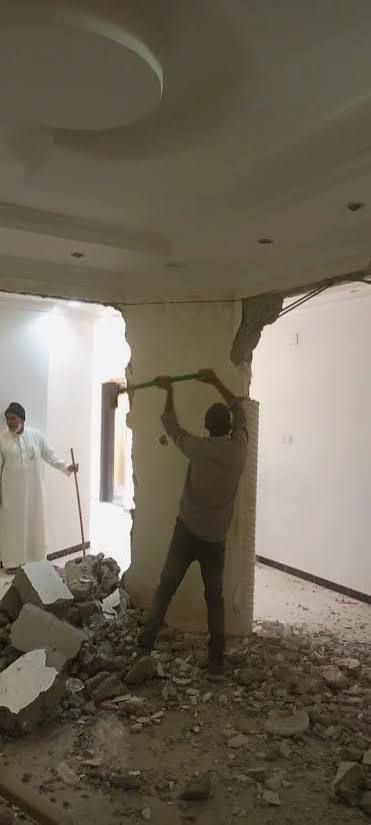 تكسير وترحيل قص خرسانة بالمنشار تخريم كور بناء ليا