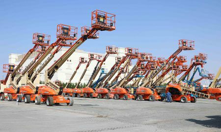 Manlift Forklift Scissor Lift Crane Rental Dammam