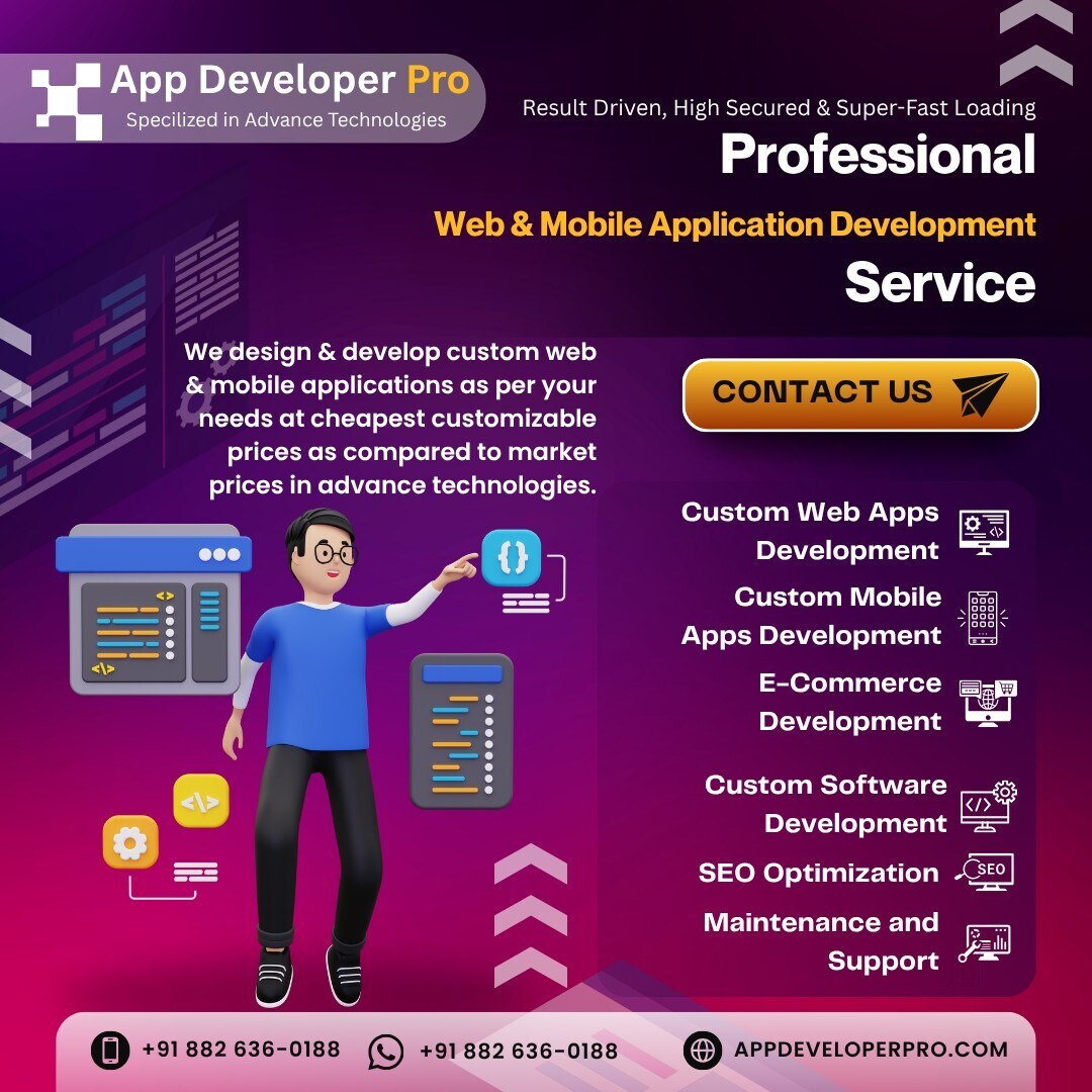 App Developer Pro – Your Trusted Web/Mobile Apps&S