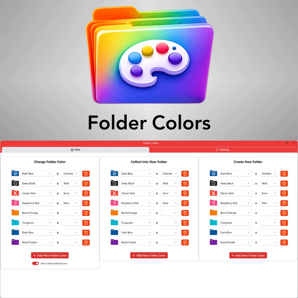ودع فوضى المجلدات في الويندوز غيّر لون أي مجلد خلا