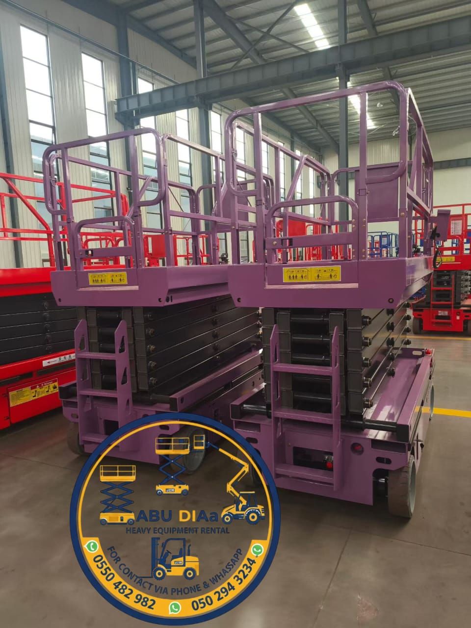 سيزر لفت للايجار،مانلفت للايجار، فوركلفت وكرينات و