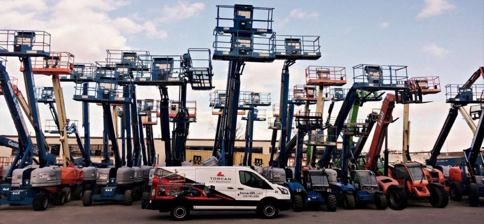 تأجير بوم لفت تلسكوبي مان لفت للايجار في الرياض |