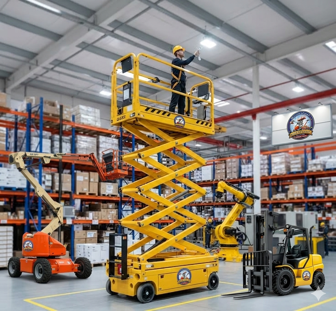 سيزرلفت للايجار مانلفت للايجار رافعة عمال للايجار