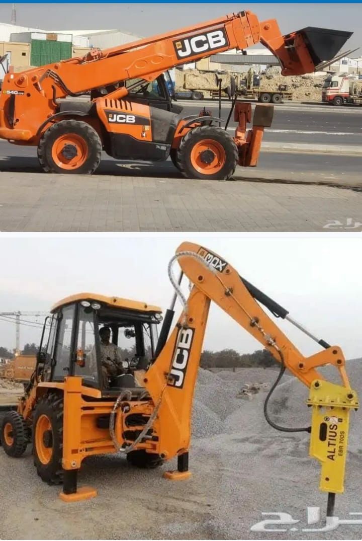 جي سي بي تليهاندر للايجار مرلوهات للايجار رافعات ت