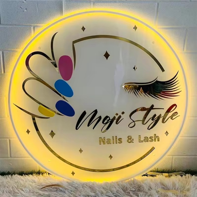 دعايه واعلان حروف بارزه مضيئه سمنت بورد طباعه