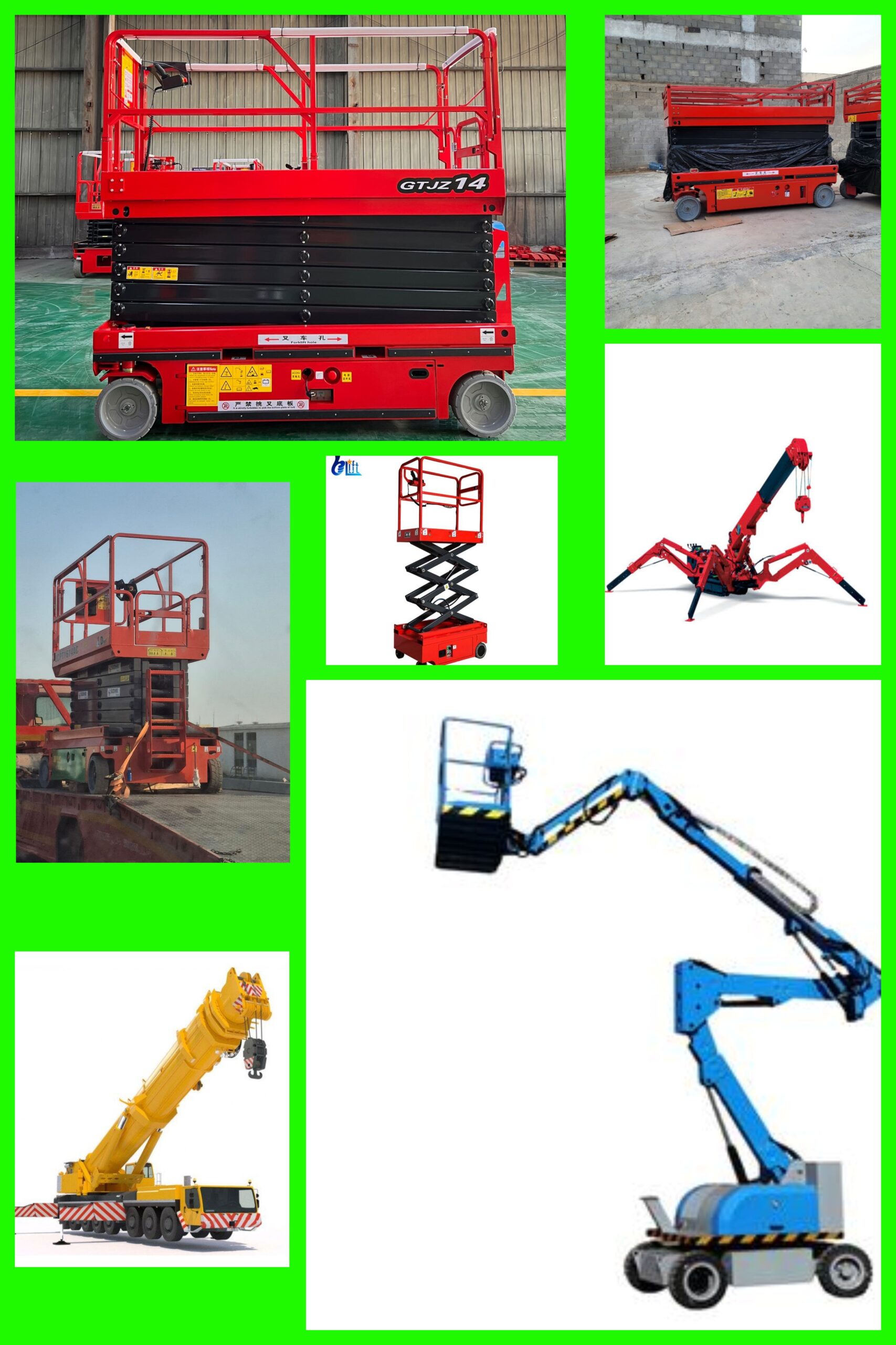 سيزر لفت للايجار كهربائيّة وديزل