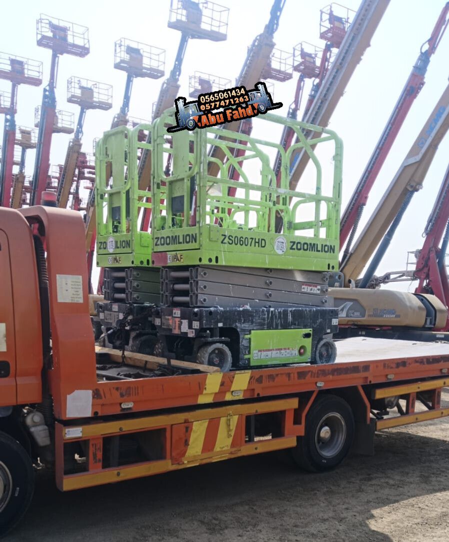 سيزر لفت 8متر للايجار سيزرات لفت كهرباء للايجار بج