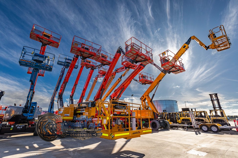 سيزر لفت .. مان لفت .. رافعات شوكية .. للأيجار بال