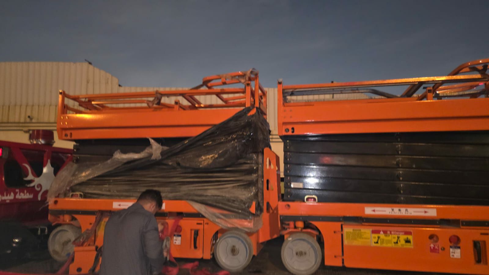 سيزرلفت للإيجار بالدمام وجدة | رافعة مقصية | Sciss