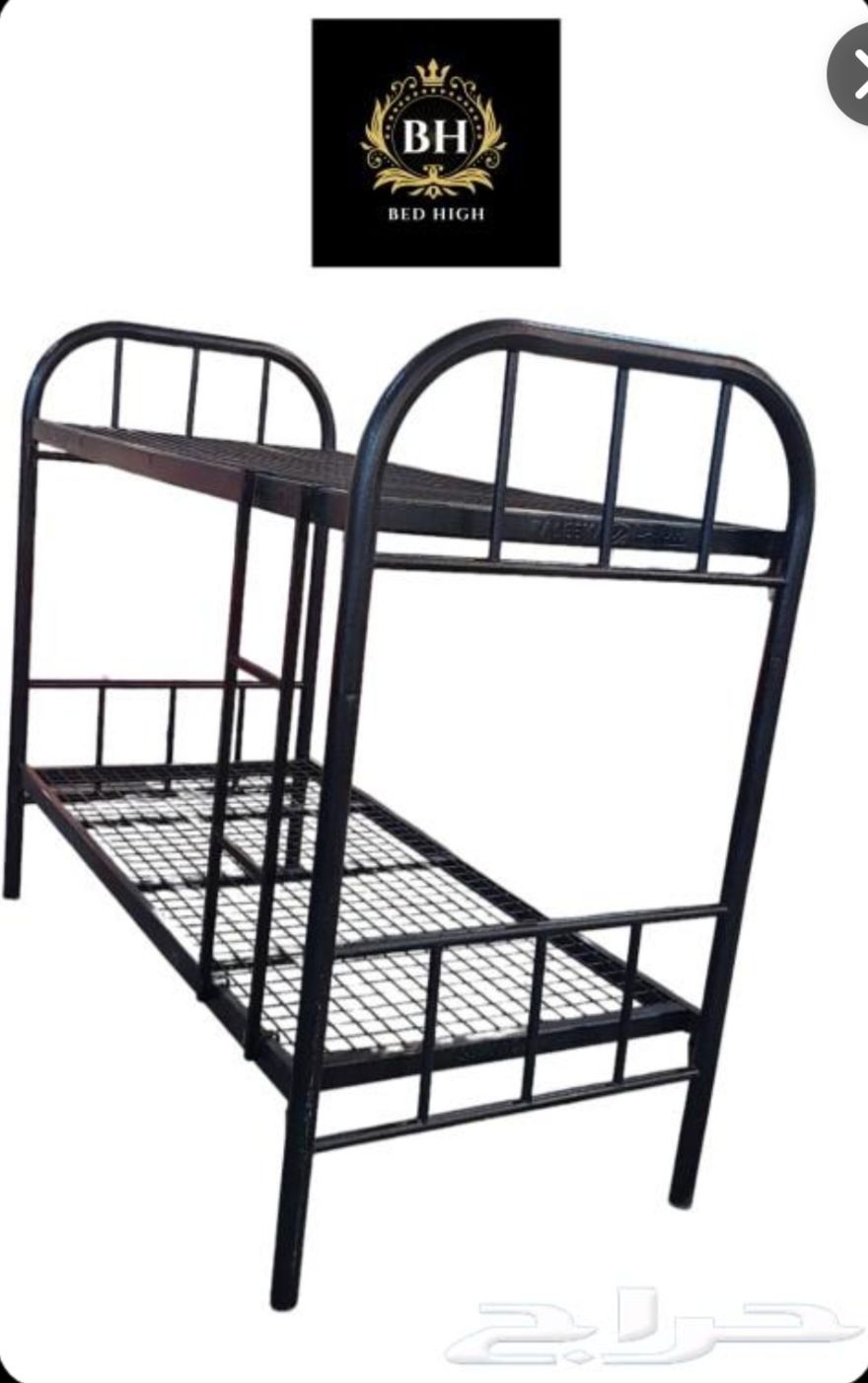 يوجد لدينا سراير حديد دور دورين عليه ضمان خمس سنوا