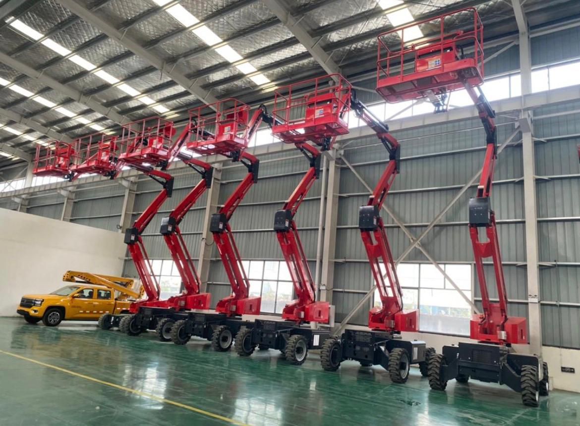 سيزرلفت كهرباء وديزل للايجار، مان لفت للايجار، فور