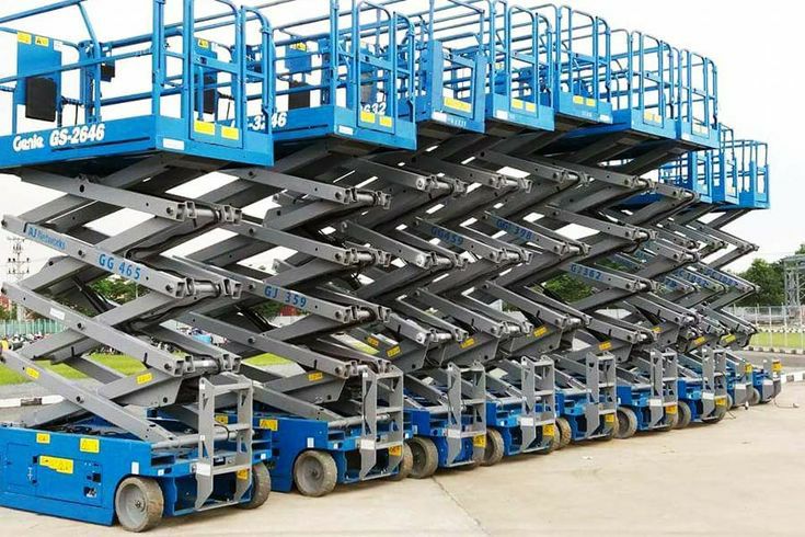 سيزرلفت للايجار • مان لفت للايجار Scissor lifts fo