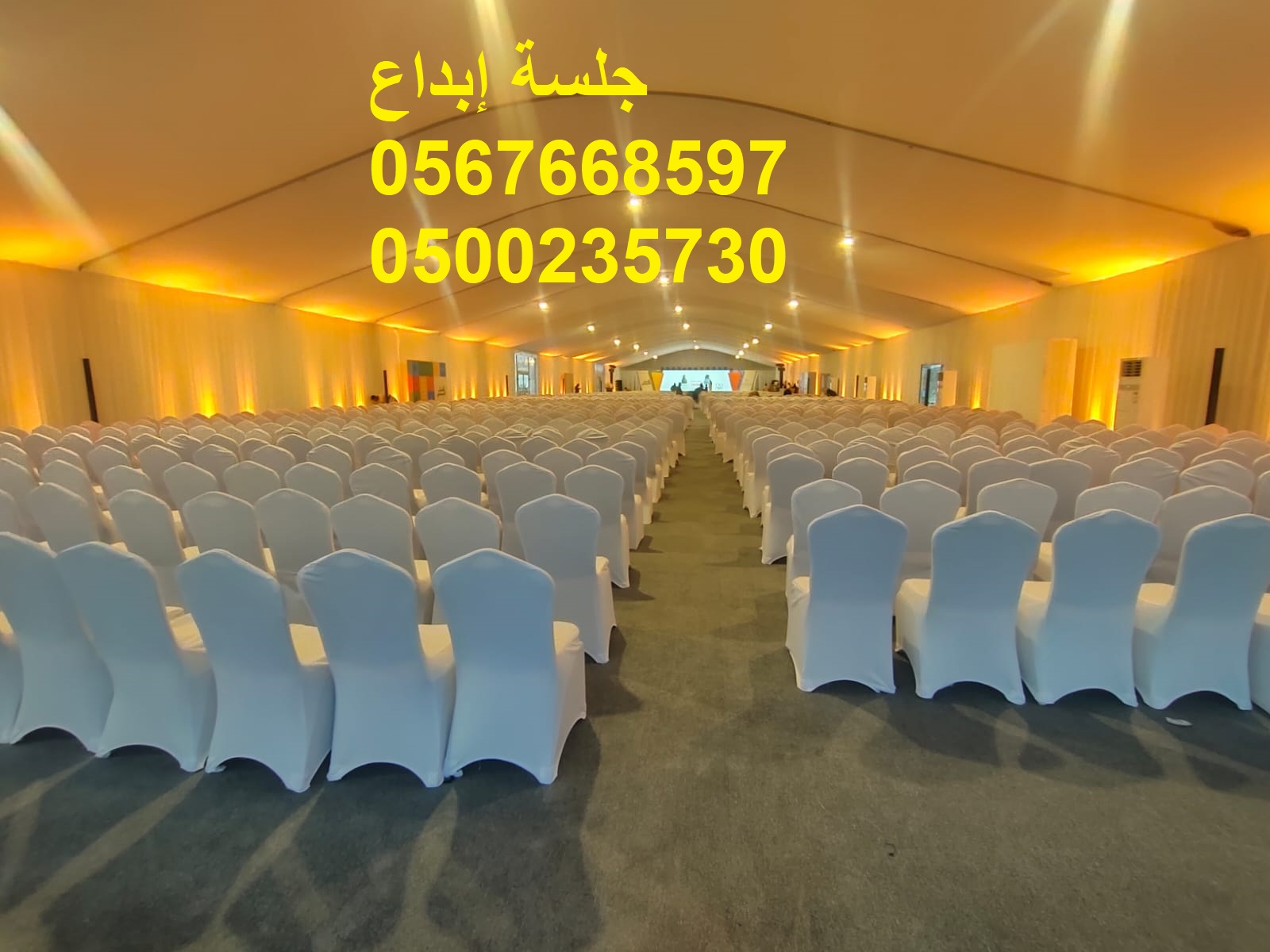 كراسي حضور عالية الجودة للمعارض والملتقيات