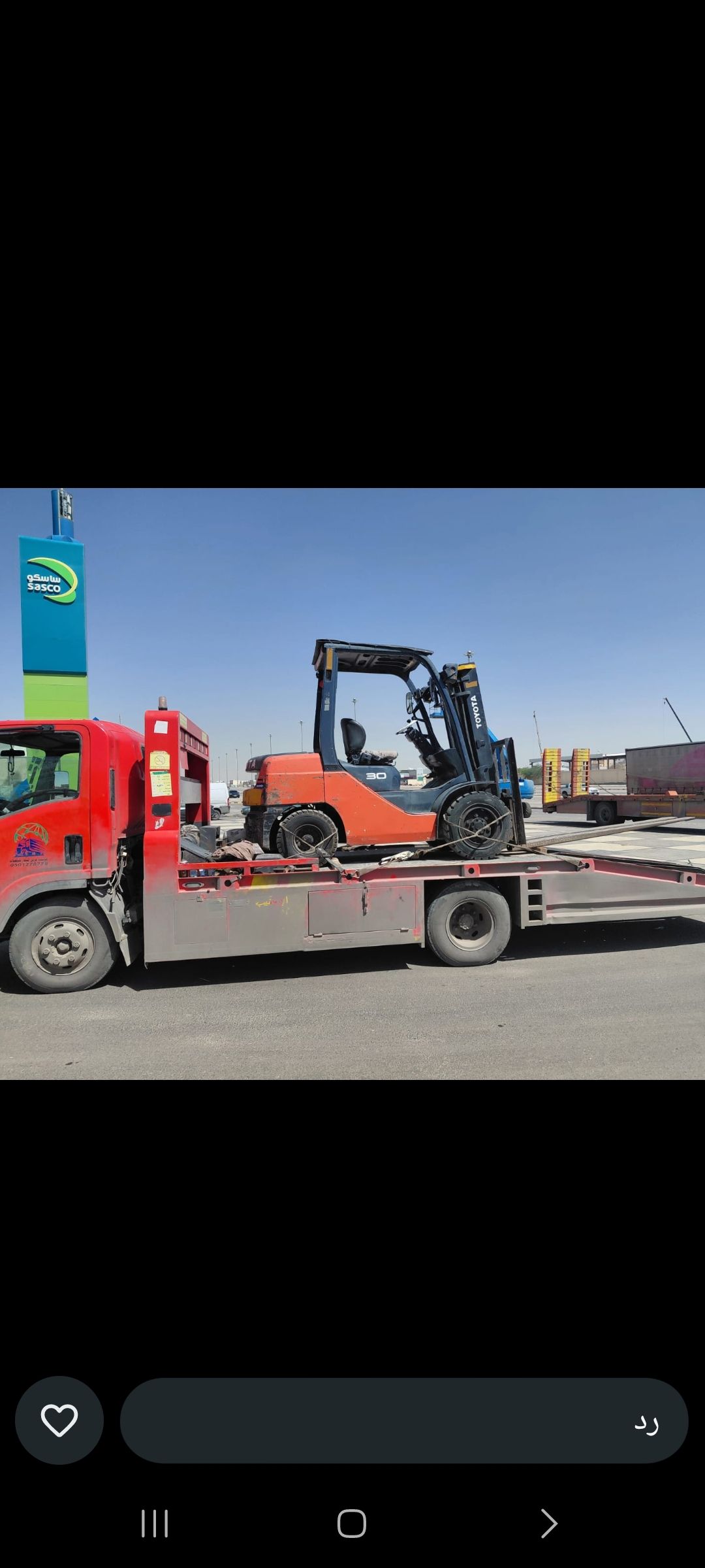 Flatbed tow truck service in North Jeddah, trips i
