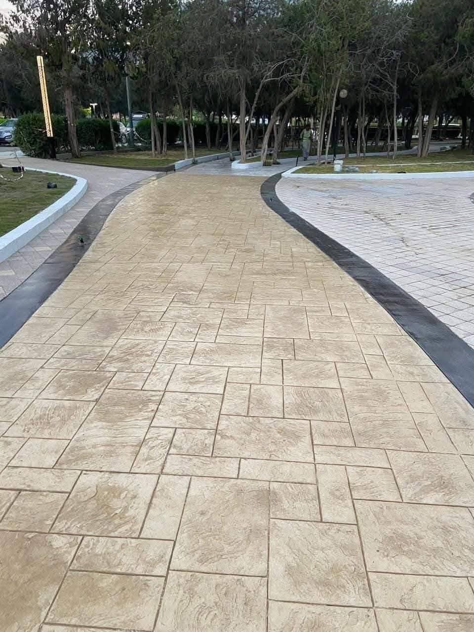 صبة مروحة صبة صبة ميزانية الخرسان مطبوعة صبه ديكور