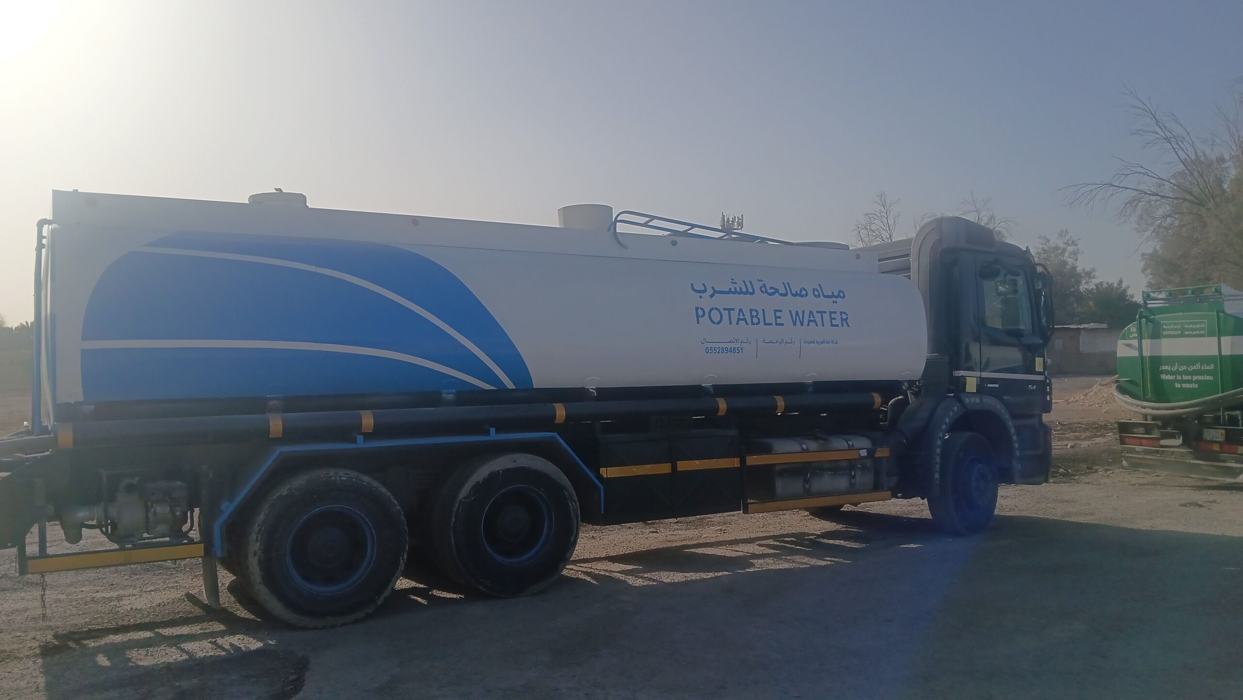 وايت مياه صالحه للشرب ٢٠ طن شمال الرياض