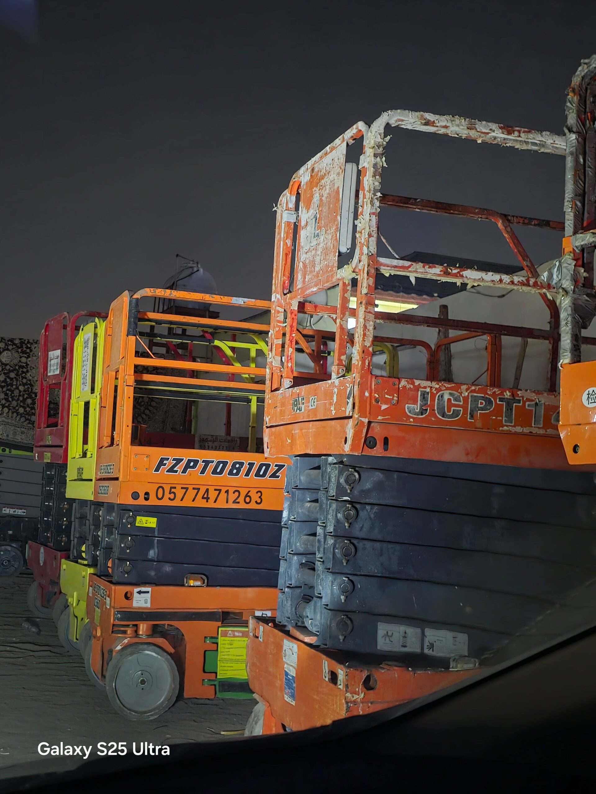 سیزر لفت 14 متر للايجار جده سيزر لفت للايجار sicoo