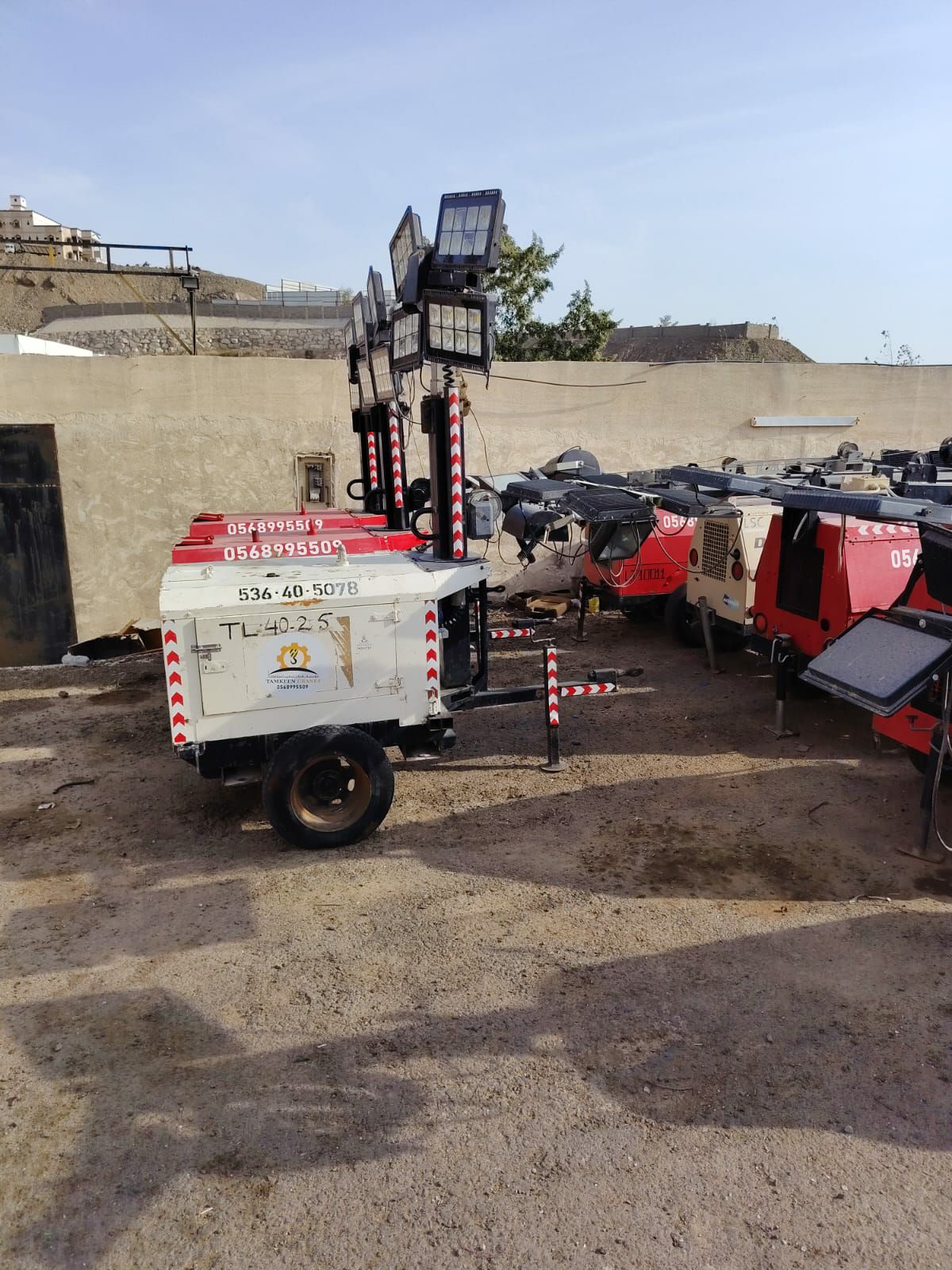 تاورلايت للايجار ابراج انارة اللايجار ابراج اضاءة