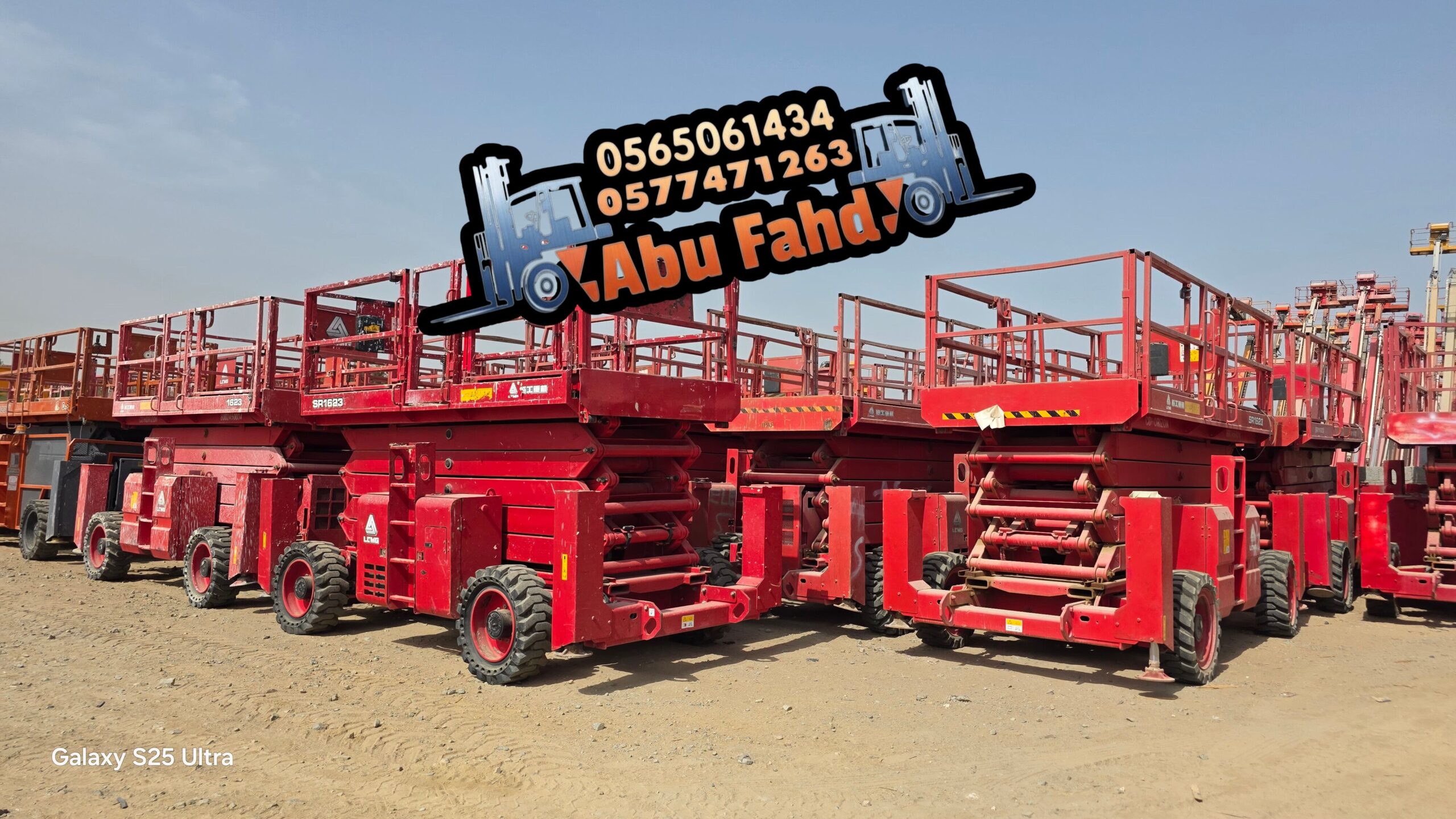 8m scissorLifts for Rent in Jeddah# 10m_scissorLif