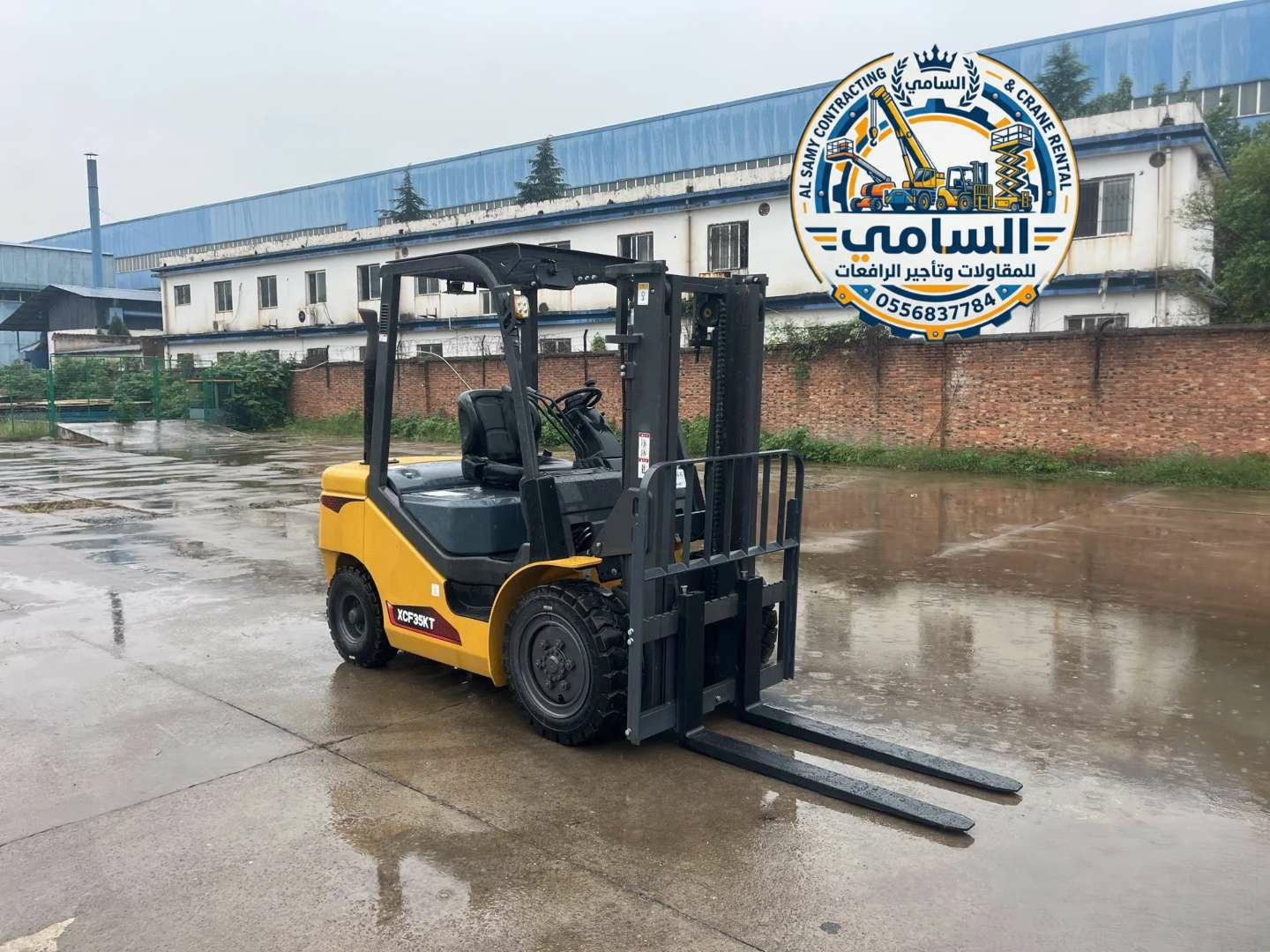 فوركلفت للإيجار في جدة #رافعة_شوكية_ديزل