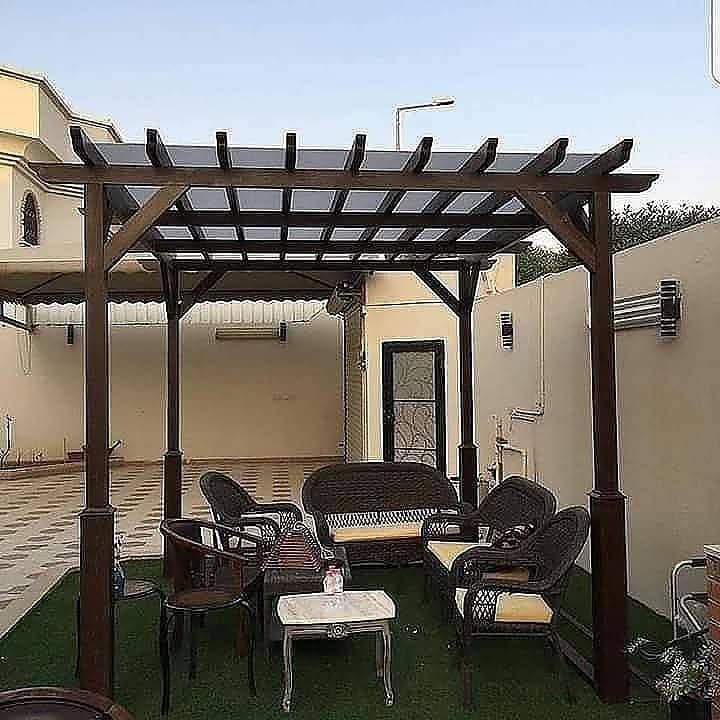 مظلات مستودعات جلاسات