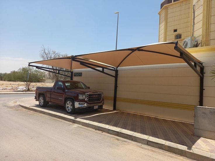 تنفيذ مظلات سيارات حي النرجس الرياض