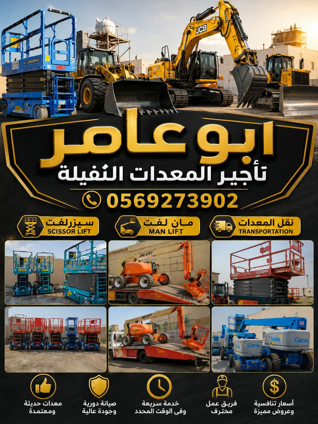 سيزرلفت اللايجار مانلفت اللايجار رافعات مقصية سقال