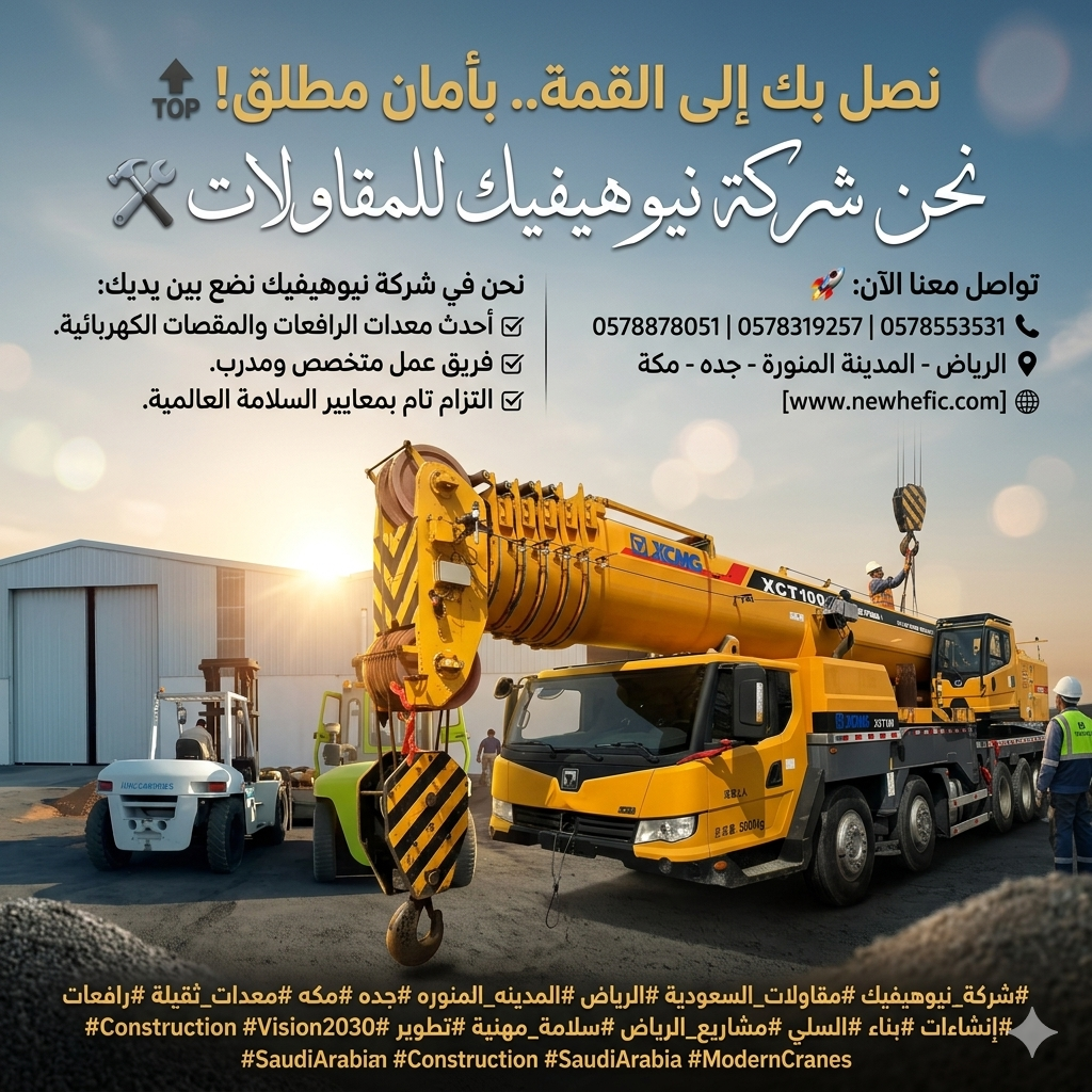 سيزرلفت ومانلفت للايجار شهري سنوي أسبوعي يومي