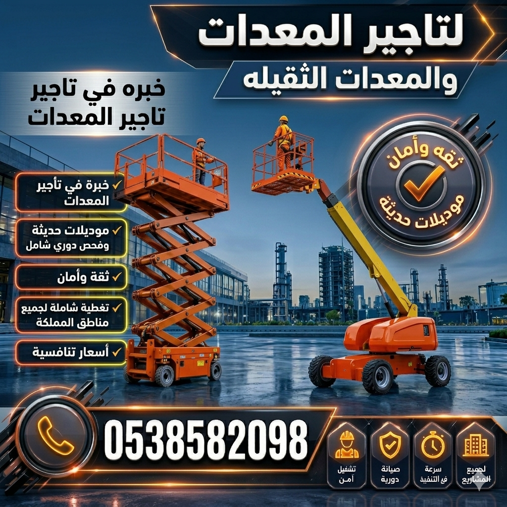 تاجير سيزرلفت تاجير رافعات شوكيه تاجير رافعات مقصي