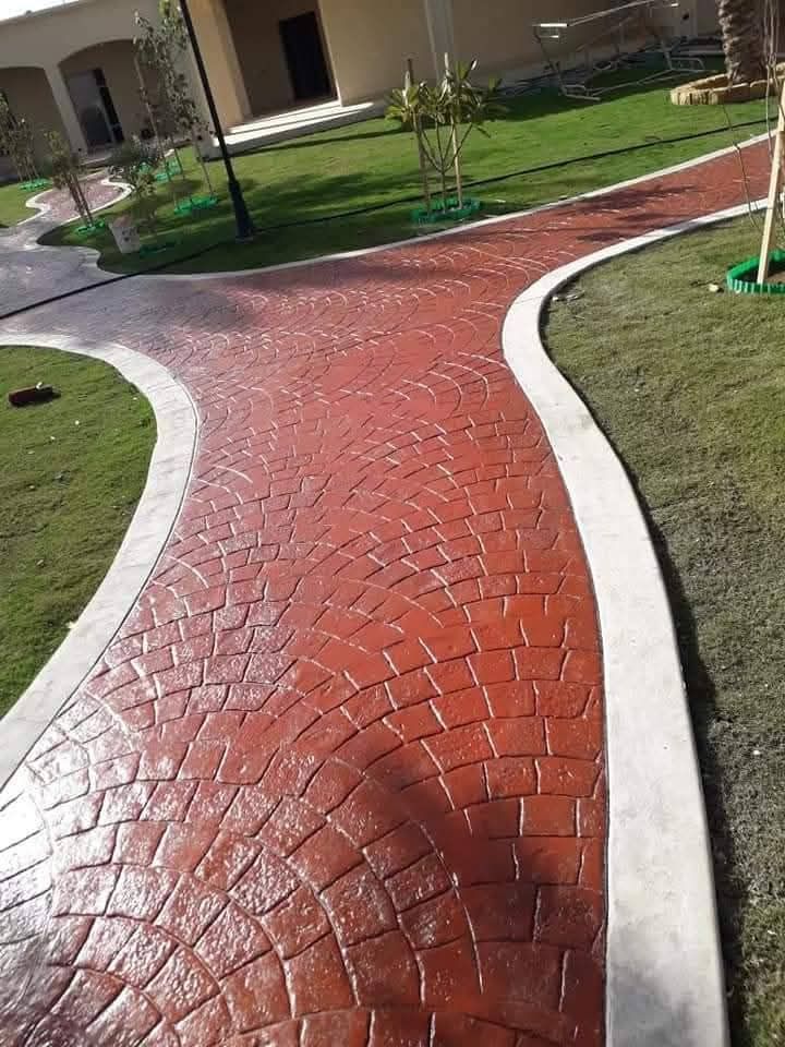 صبة مروحة صبة صبة ميزانية الخرسان مطبوعة صبه ديكور