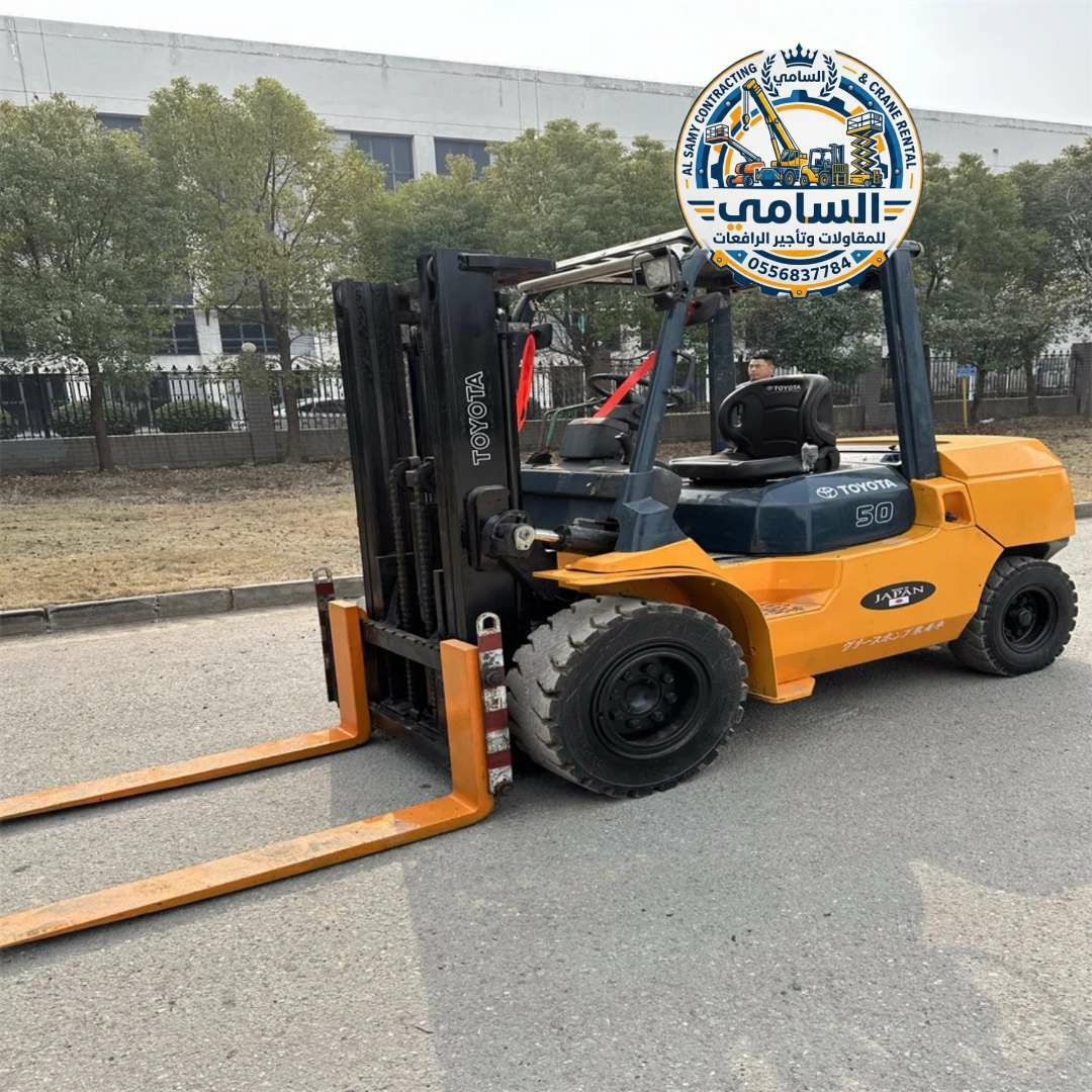 فوركلفت للإيجار في جدة #رافعة_شوكية_ديزل