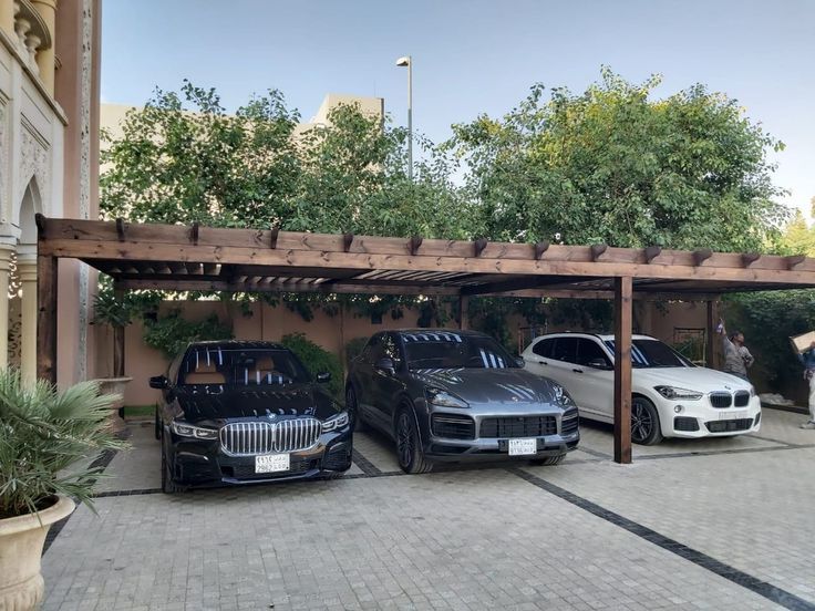 تنفيذ مظلات سيارات وسواتر