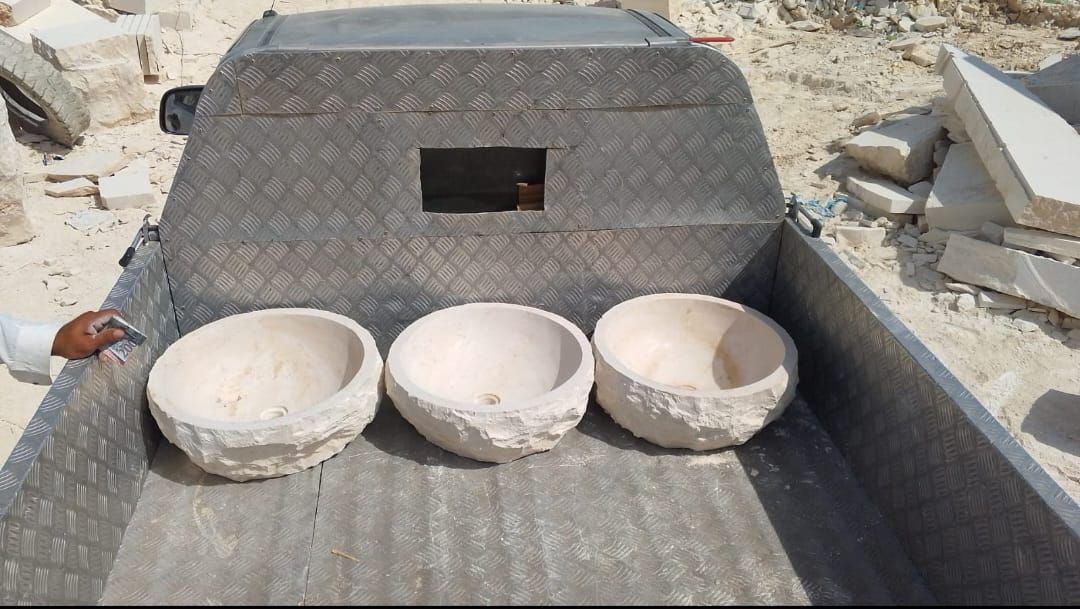 احواض بدكير حجر طبيعي _مغاسل حجر طبيعي