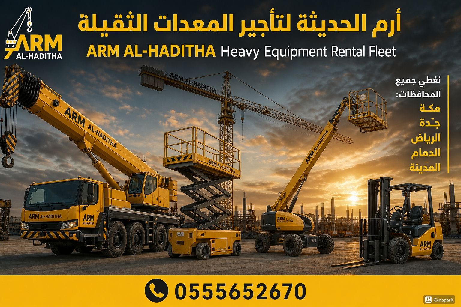 ايجار كرينات cranes جده والرياض والدمام والمدينه 0