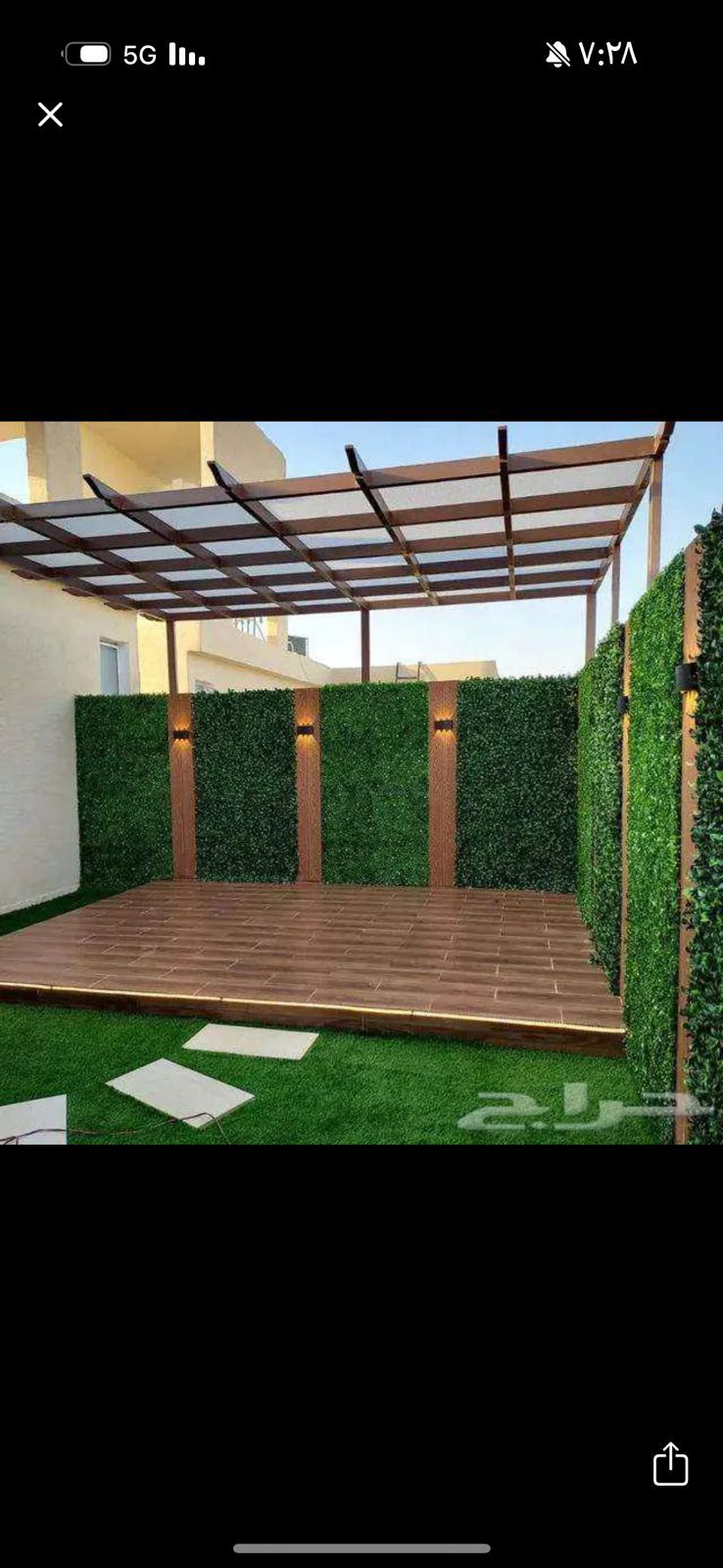تنسيق الحدايق وزراعة الزهوروالورد وتركيب العشب الص