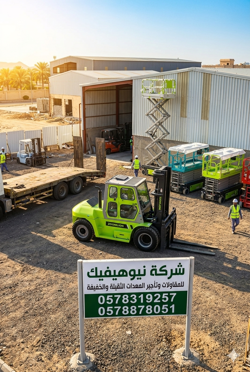 شركة نيوهيفيك للمقاولات وتأجير المعدات الثقيلة وال