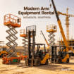 ايجار سيزر لفت scissor lift جده والرياض والدمام وا