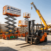 ايجار كرينات cranes وسيزرلفت scissor lift جده والر